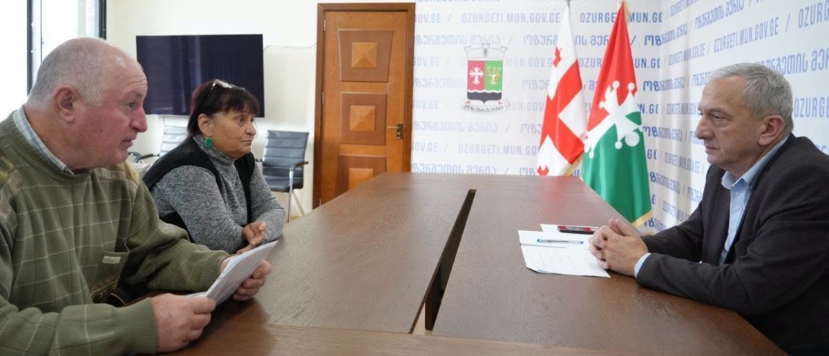 ოზურგეთის მერიაში მოქალაქეთა მიღება გაიმართა